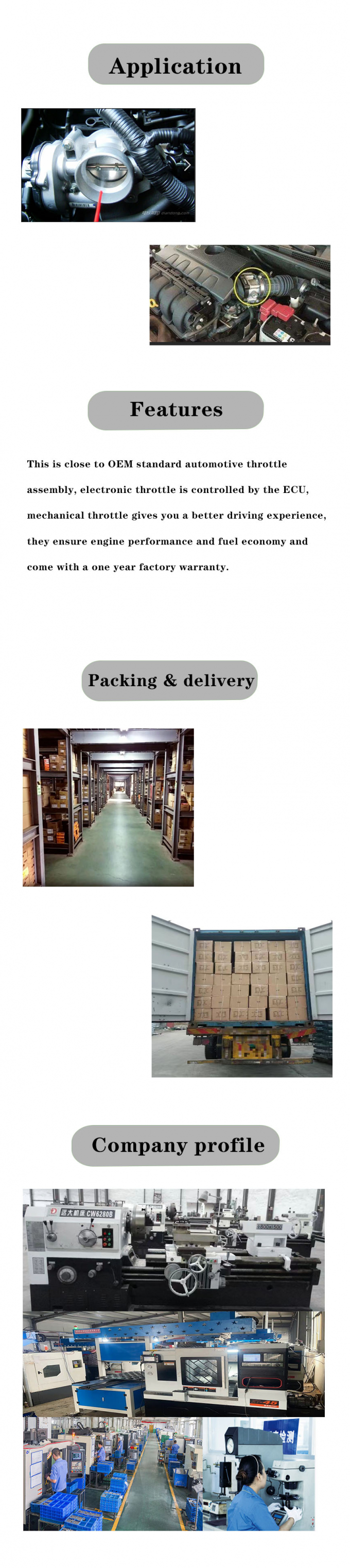 Throttle Valve Body 351002E000 For Cerate Hyundai Tucson Ix35 Sonata Kia Forte Soul